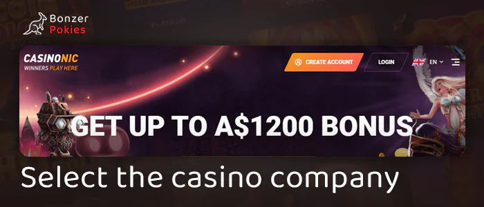 Choose an online casino for Australian residents