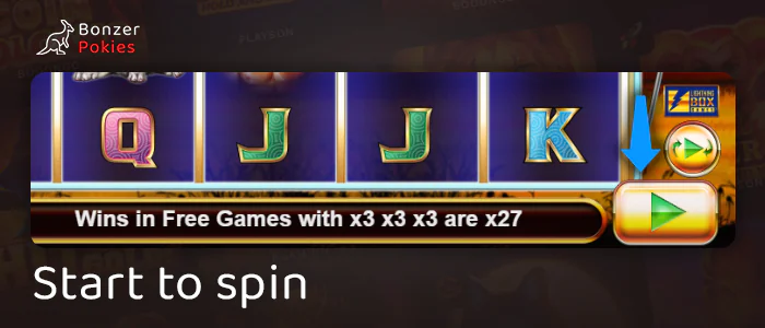 Start making spins at Big Red pokie