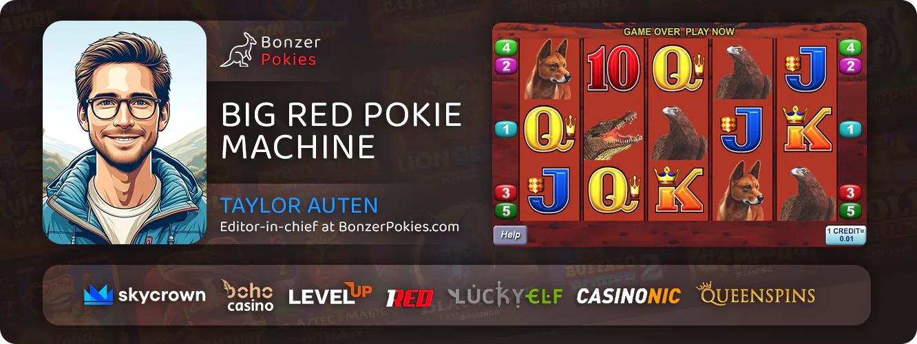 About Big Red Pokie at AU Online Casino