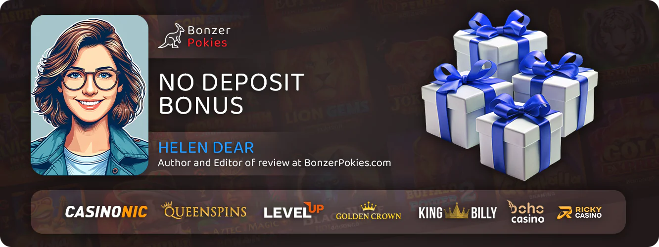 Information about no deposit bonuses at online casinos 