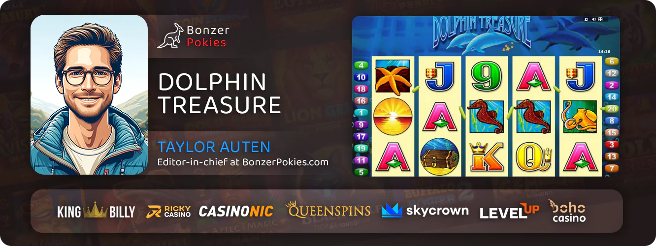 Dolphin Treasure pokie at online casinos