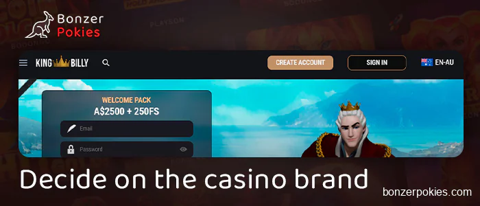 Choose a casino site to play Dragon Link pokie