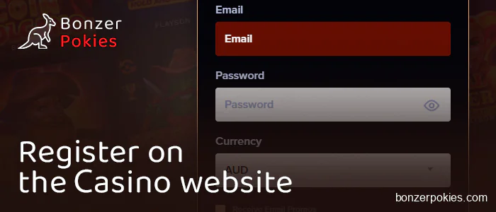 Create a new account at a legal online casino