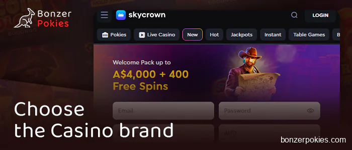 Go to an online casino site with Lightning Link Pokie