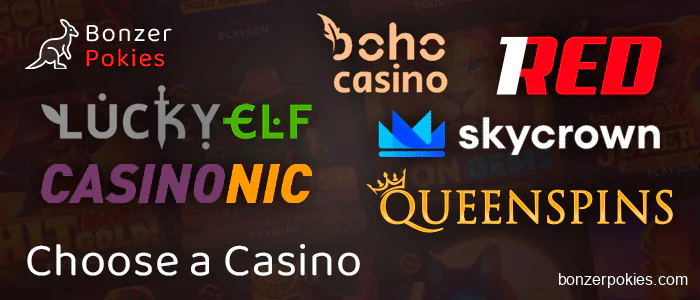 Choose an online casino to start