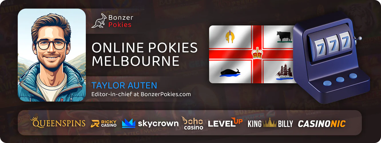 About pokies for Melbourne gamblers.