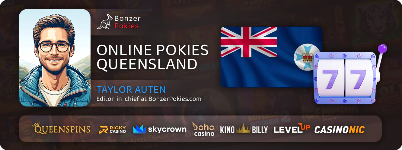 About pokies at online casinos in Queenslanders 