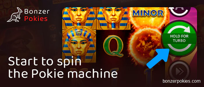 Click on betting button in Sun of Egypt 3