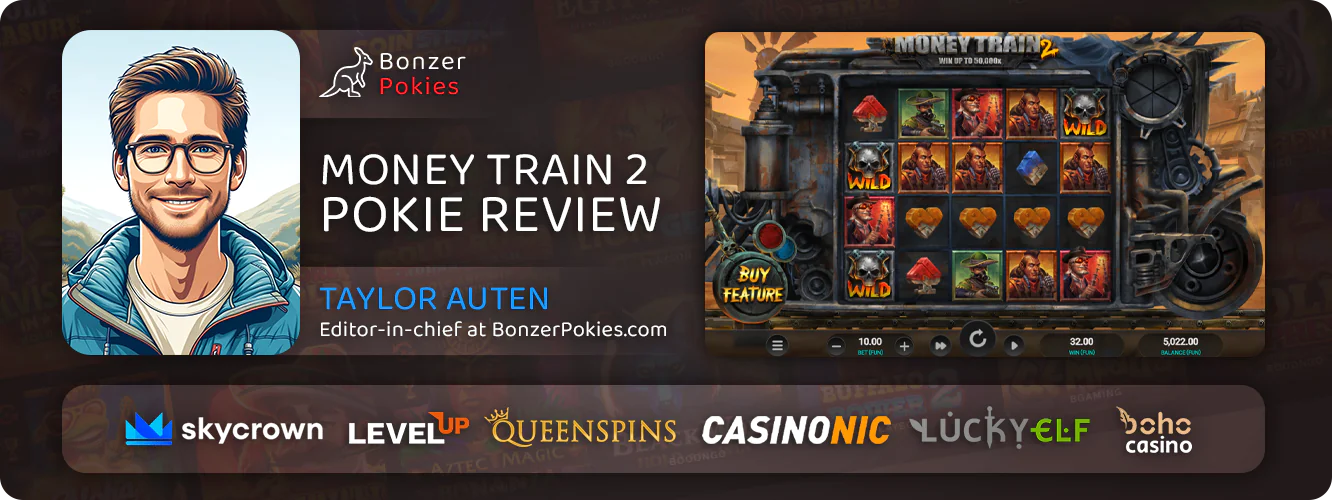 Read a review of pokie Money Train 2 in 2024