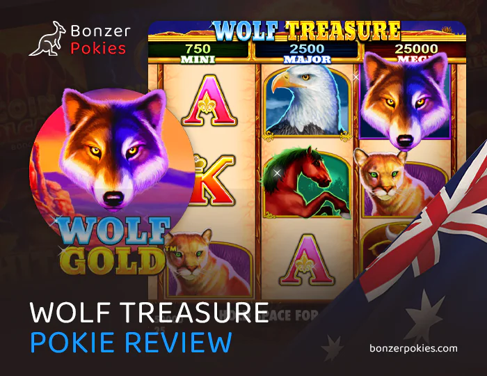 Wolf Treasure online pokie review for Australian gamblers