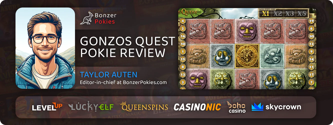 Familiarity with Gonzos Quest online pokie review for Aussies