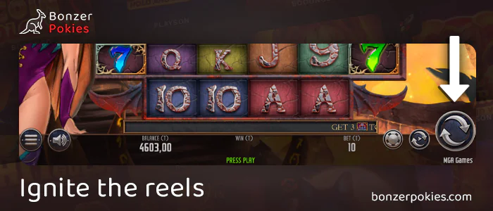 Click on the Spin button to play 777 Calda Megaways