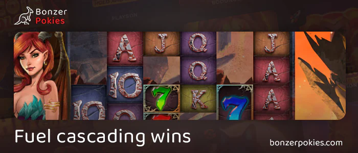 Get new symbols after successful plays in 777 Calda Megaways