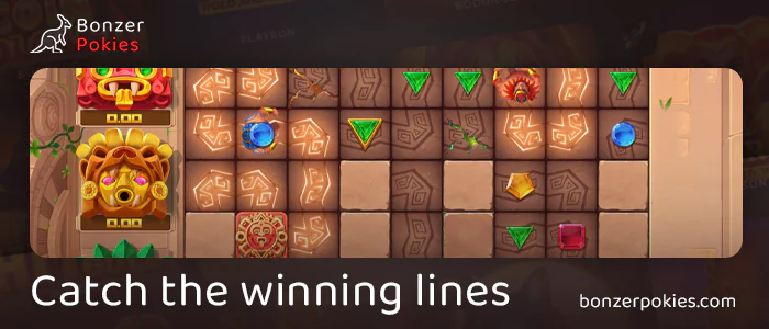 Catch the lines and win in Aztec SuperTracks
