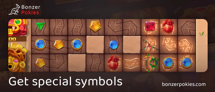 Get special symbols while playing Aztec SuperTracks