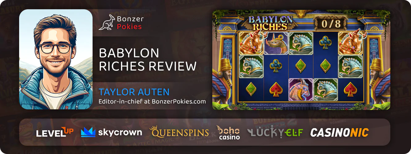 About Babylon Riches online pokie - review for Australian gamblers