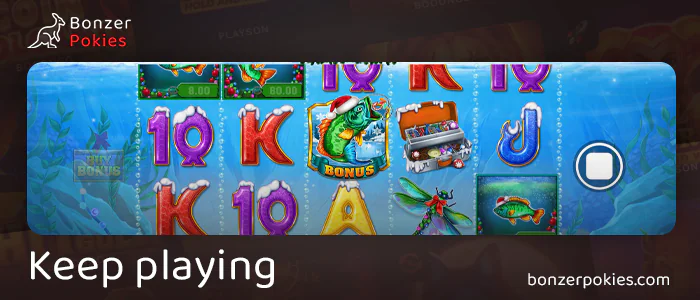 Continue playing Big Catch Bass Fishing Christmas for real money