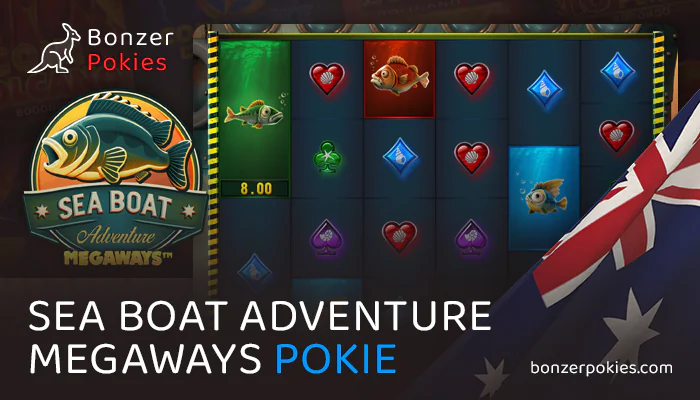 Online Sea Boat Adventure Megaways pokie game for gamblers from Australia
