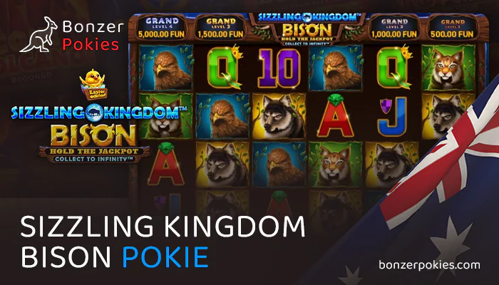 Play Sizzling Kingdom Bison online pokie at Australian casinos
