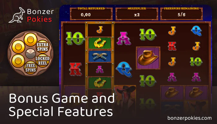 How the free spin game in Western Wilds Megaways pokie works
