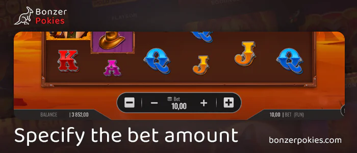Determine the bet per spin in Western Wilds Megaways pokie