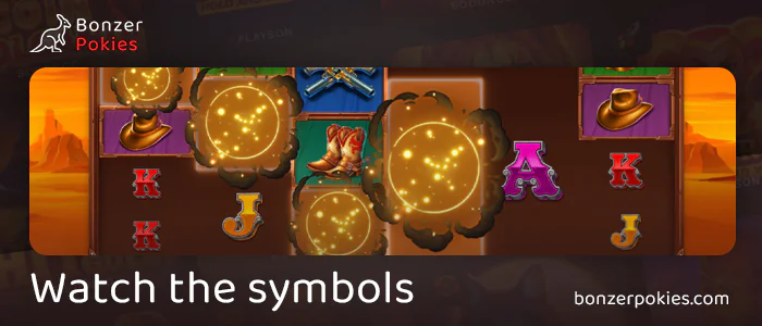 Keep an eye out for new symbols in the Western Wilds Megaways pokie when playing games