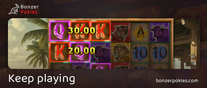 Continue playing for real money at Animals Strike