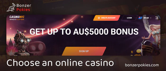 Go to an Australian online casino site to play Clover Lady