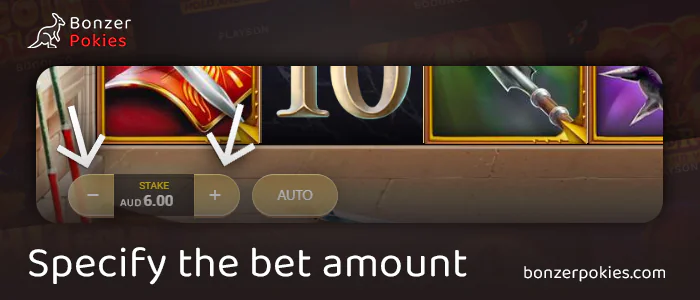 Decide on the amount of bets when playing Gladiator Ways