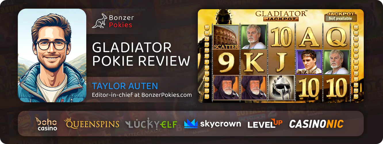 Read playtech's Gladiator online slot review