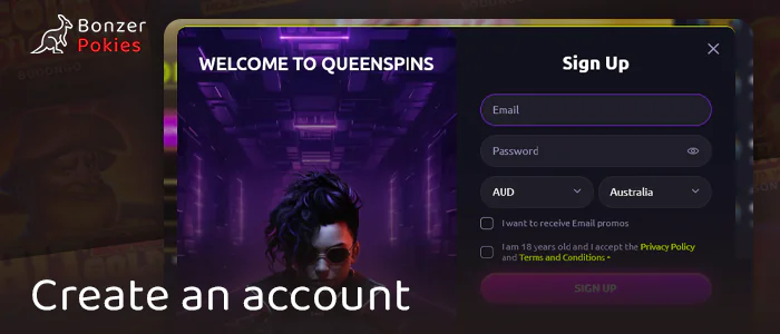 Register at the online casino site before playing Gladiator