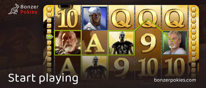 Start playing Gladiator for real money