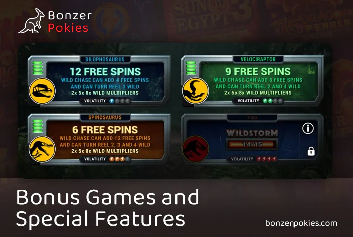 How free spins work in Jurassic Park Gold