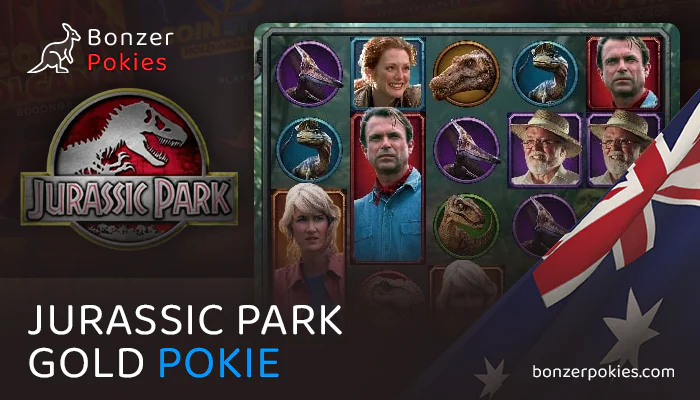 Play Jurassic Park Gold pokie for real money