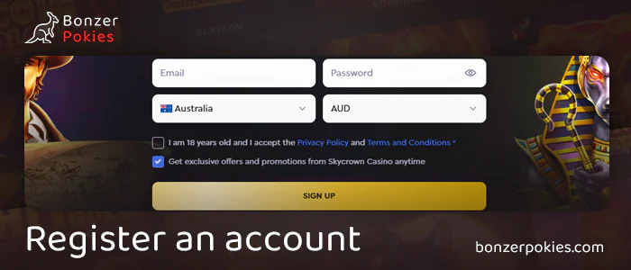 Create an account before playing Jurassic Park Gold