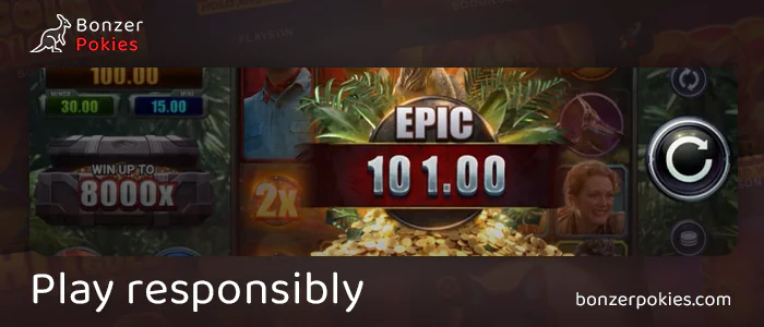 Take control of your balance while playing Jurassic Park Gold