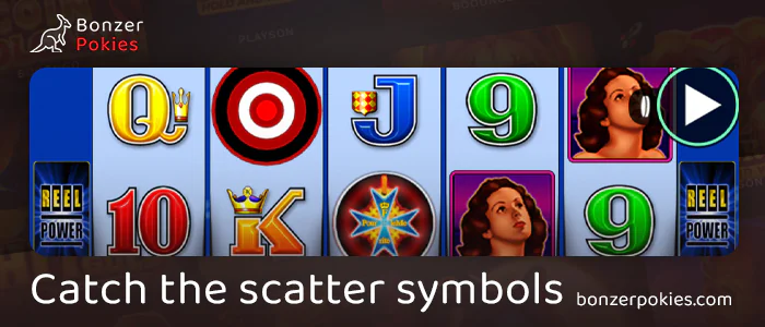 Catch scatter symbols while playing the Red Baron game