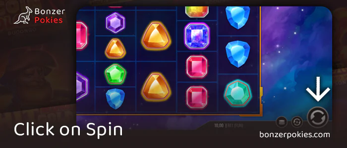 Click on the Spin button to start playing Solar Nova Megaways