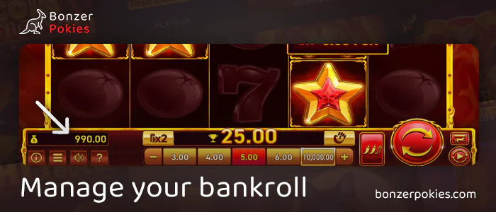 Play responsibly in 777 Stars Easter Edition pokie for real money