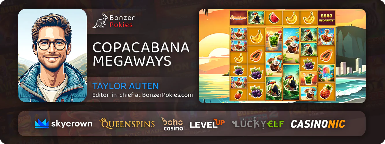 Read the Copacabana Megaways pokie review for Australian gamblers