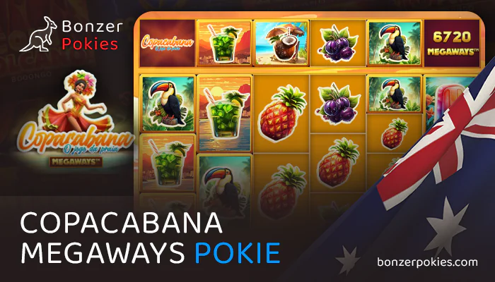 Copacabana Megaways online pokie to play at Australian online casinos.