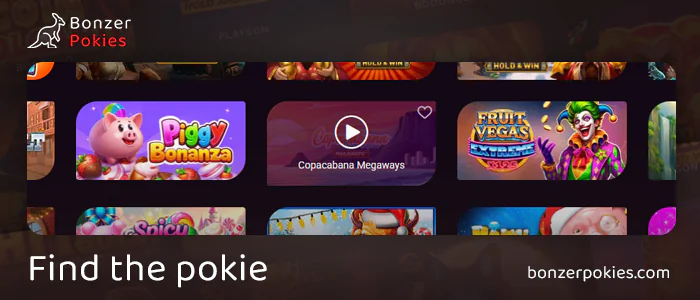 Choose Copacabana Megaways pokie from the online casino lobby