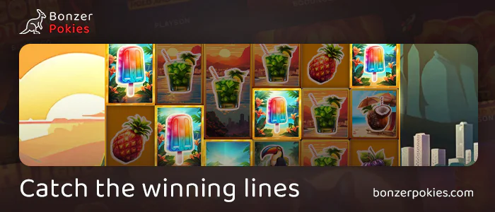 Catch the winning lines in Copacabana Megaways