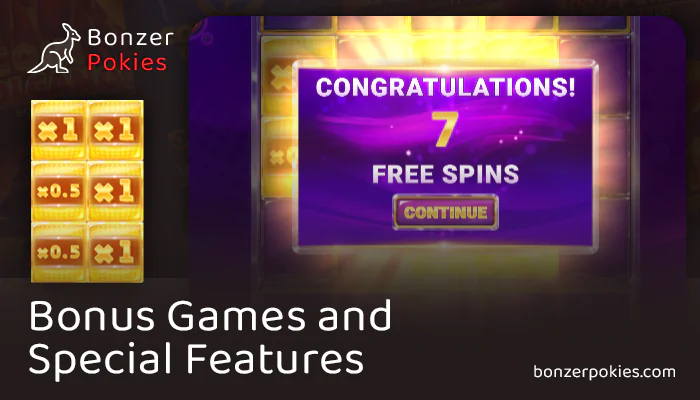 Bonus spins in Lock and Pop pokie - how to activate it